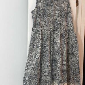 Doe & Rae Blue Paisley Top